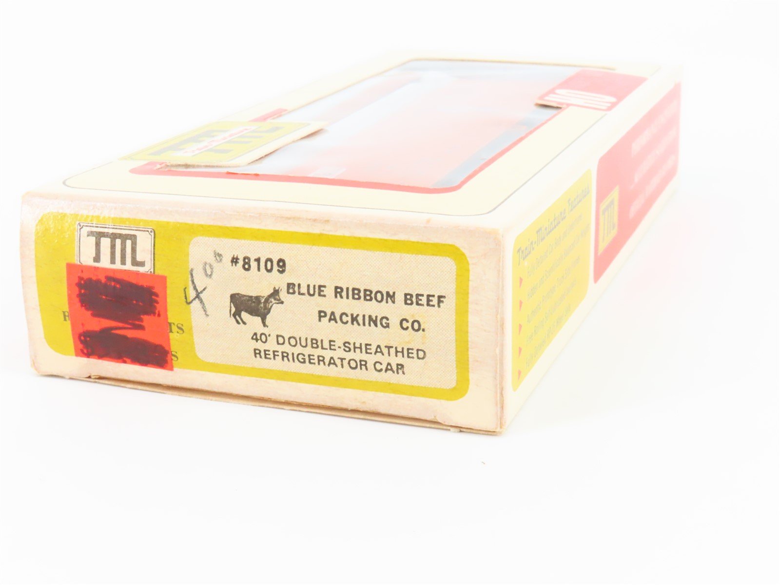 HO Scale Train-Miniature 8109 BBPX Blue Ribbon Beef Packing Reefer #17511 Kit