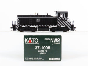 HO Scale KATO 37-1008 ATSF Santa Fe NW2 Diesel Locomotive #2405