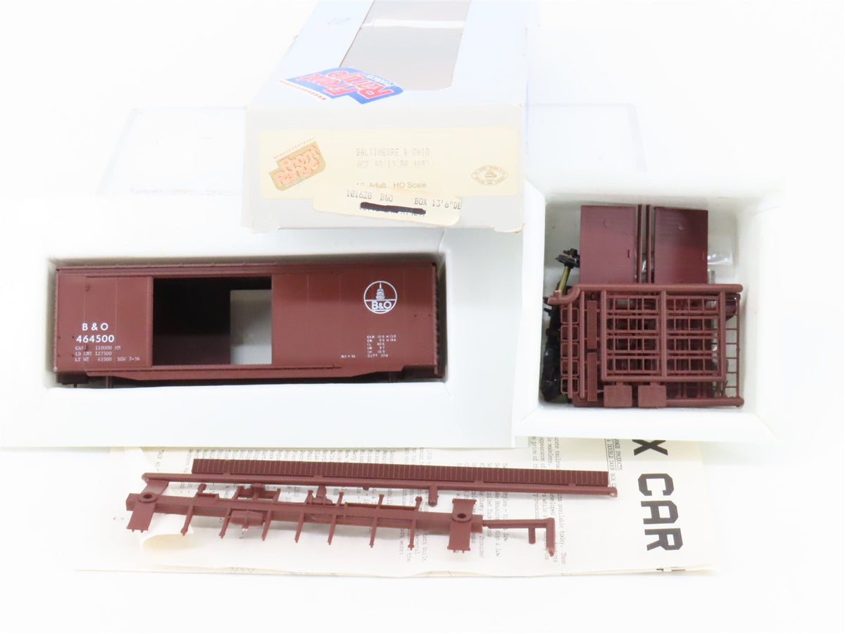 HO Scale Front Range 4097 B&amp;O Baltimore &amp; Ohio Double Door Box Car #464500 Kit