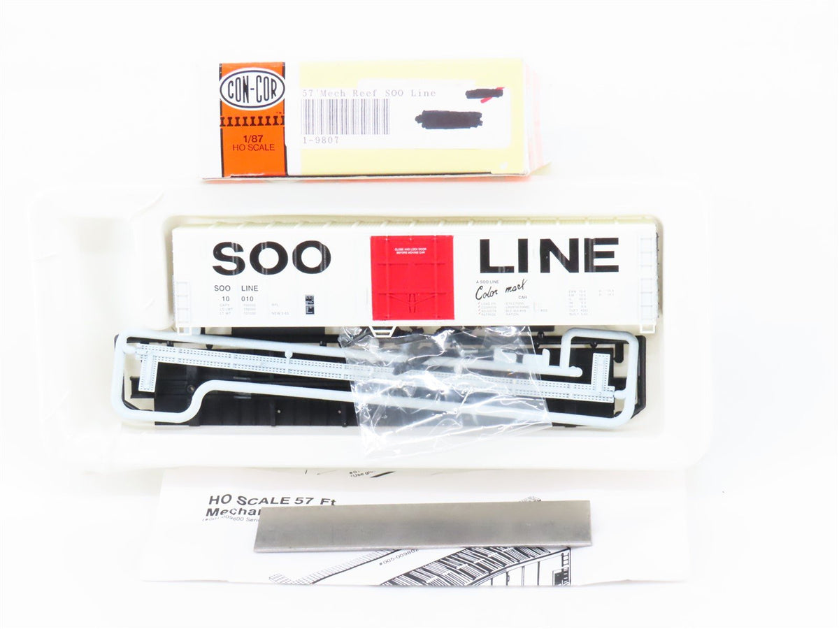 HO Scale Con-Cor 1-9807 SOO Line 57&#39; Mechanical Reefer #10010 Kit