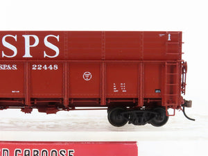 HO Scale Red Caboose RR-35203-21 SP&S Spokane Portland & Seattle Gondola #22448