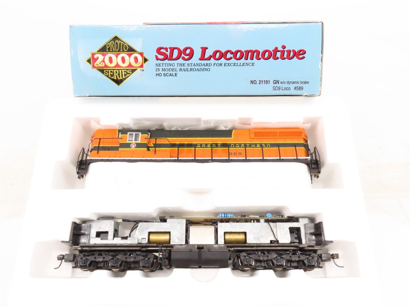 HO Scale Proto 2000 21191 GN Great Northern SD9 Diesel Loco #589 - DCC Ready