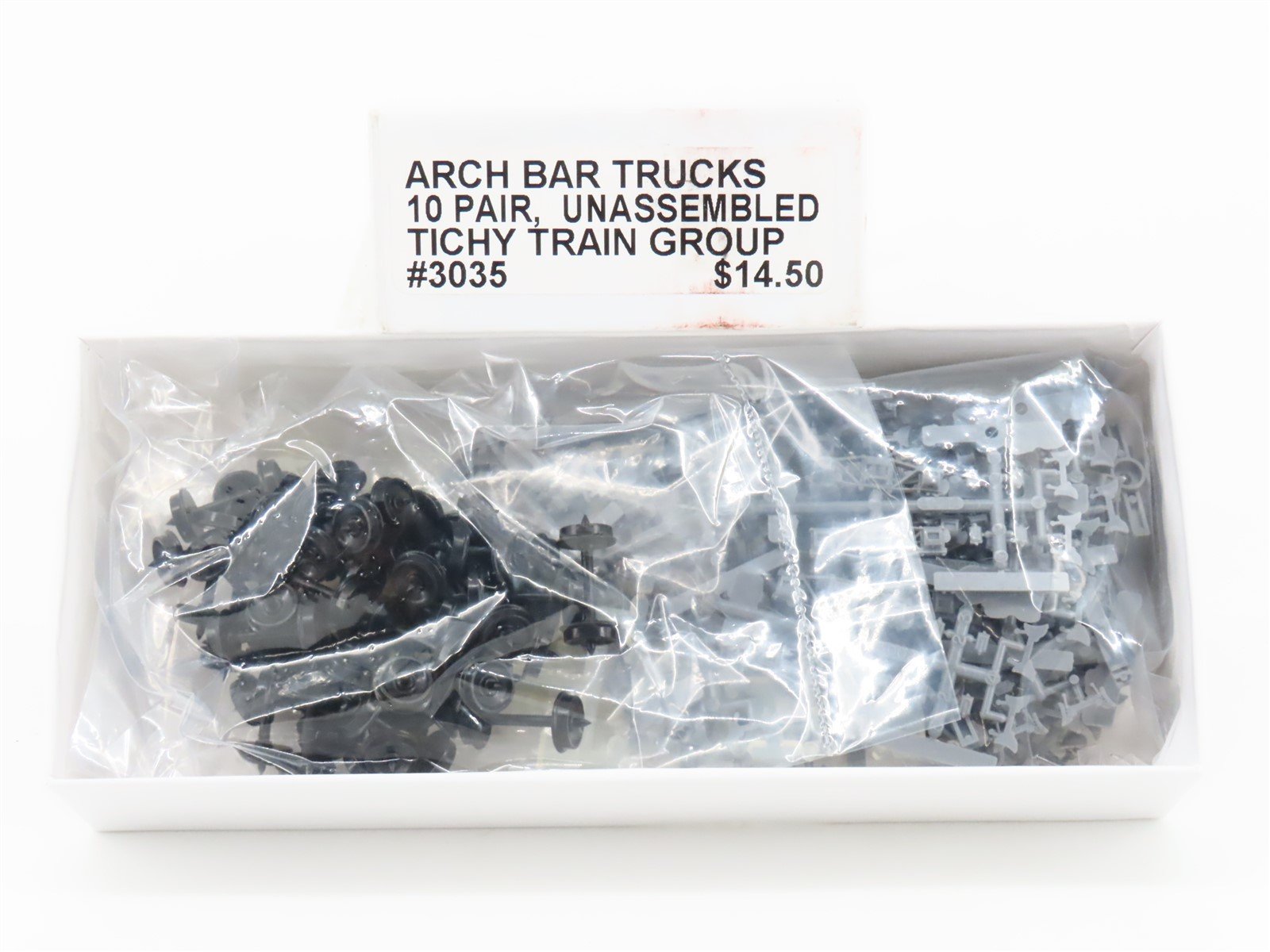 HO 1/87 Scale Tichy Train Group #3035 Arch Bar Trucks 10-Pair Kit