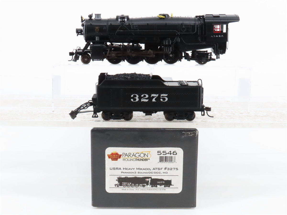 HO Scale Broadway Limited BLI 5546 ATSF Santa Fe 2-8-2 Steam Loco #3275 w/ DCC