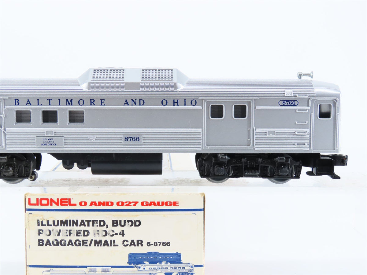 O Gauge 3-Rail Lionel 6-8766 B&amp;O Baltimore &amp; Ohio Budd RDC-4 Passenger - Powered