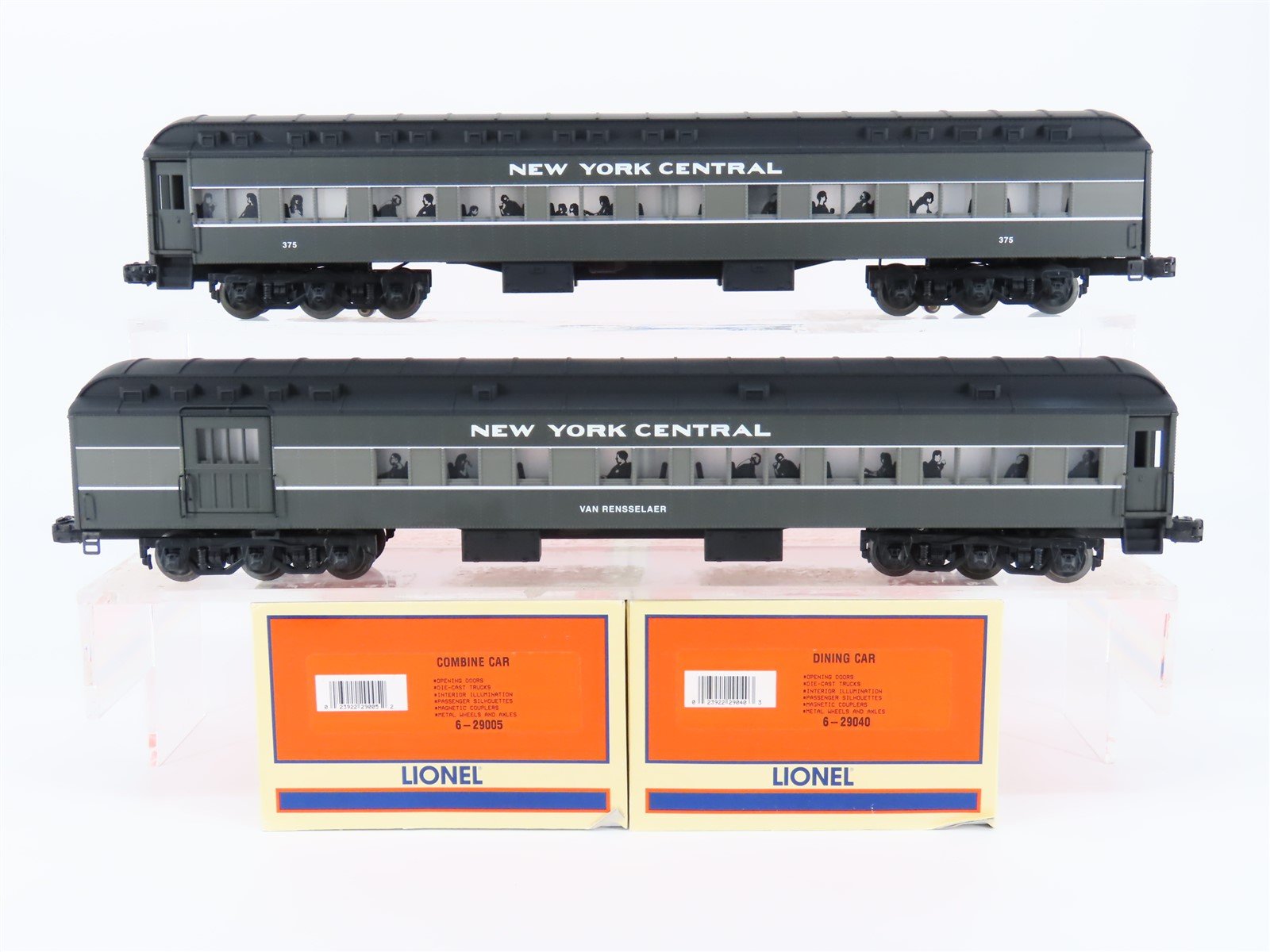 O Gauge 3-Rail Lionel 6-29004 NYC New York Central Passenger 2-Car Set