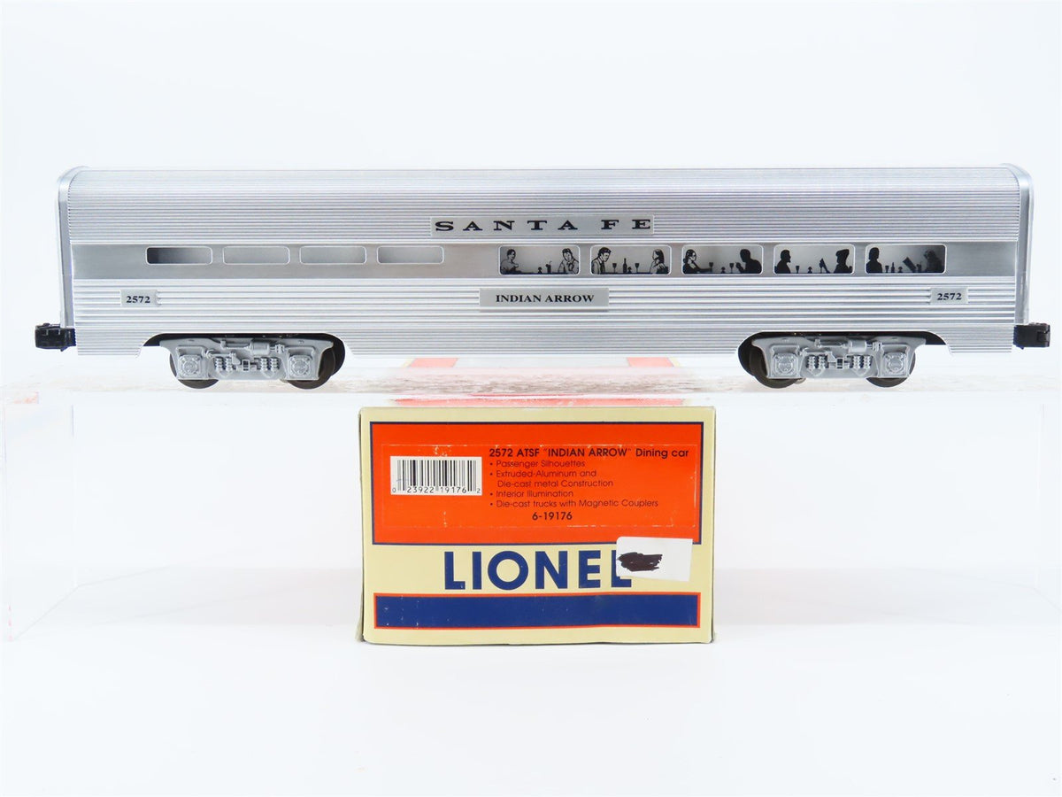 O Gauge 3-Rail Lionel 6-19176 ATSF Santa Fe Diner Passenger Car &quot;Indian Arrow&quot;