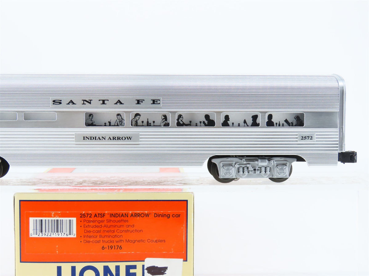 O Gauge 3-Rail Lionel 6-19176 ATSF Santa Fe Diner Passenger Car &quot;Indian Arrow&quot;