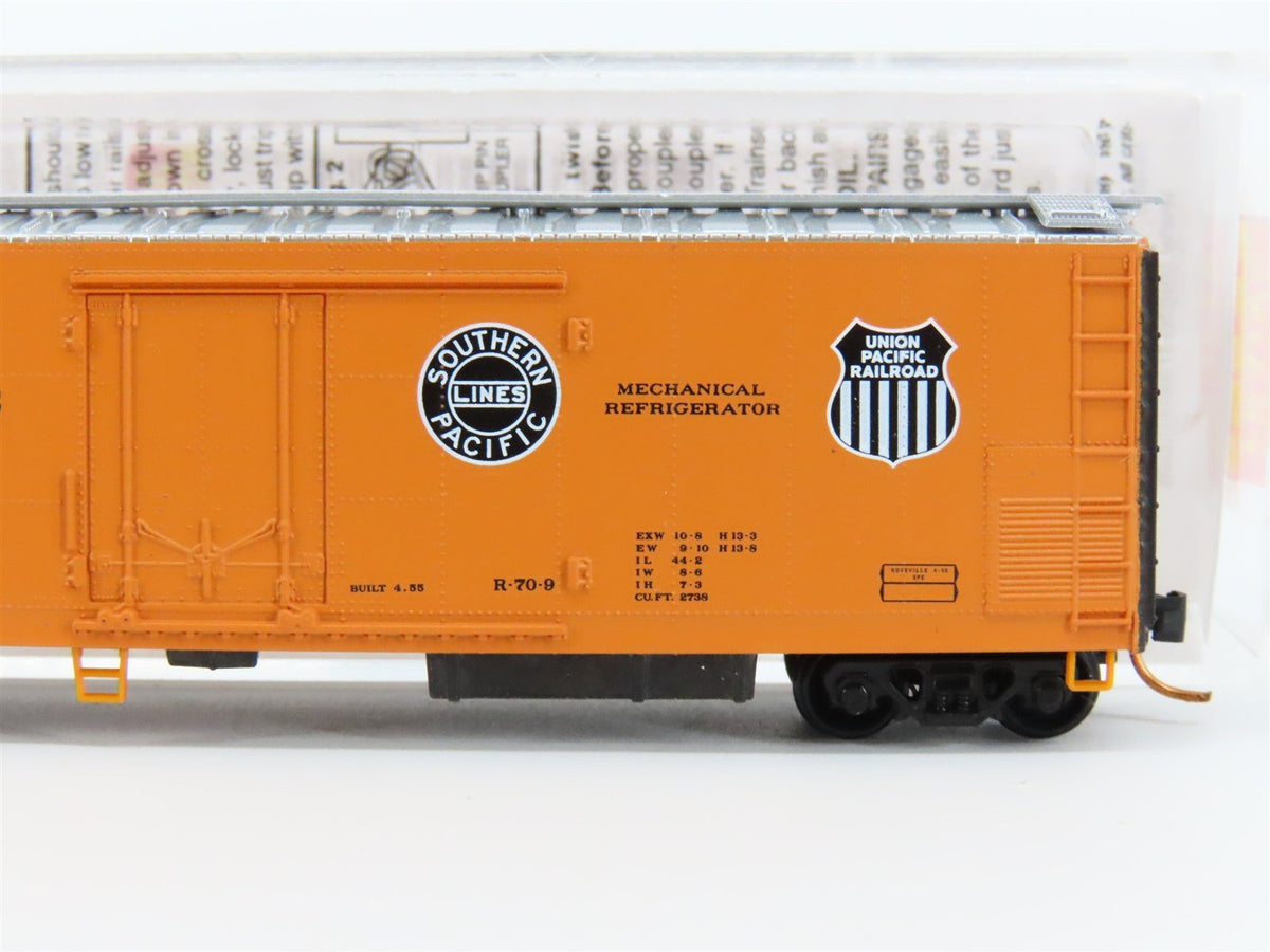 N Scale Micro-Trains MTL 06900190 SP UP PFE 51&#39; Mechanical Reefer #300217