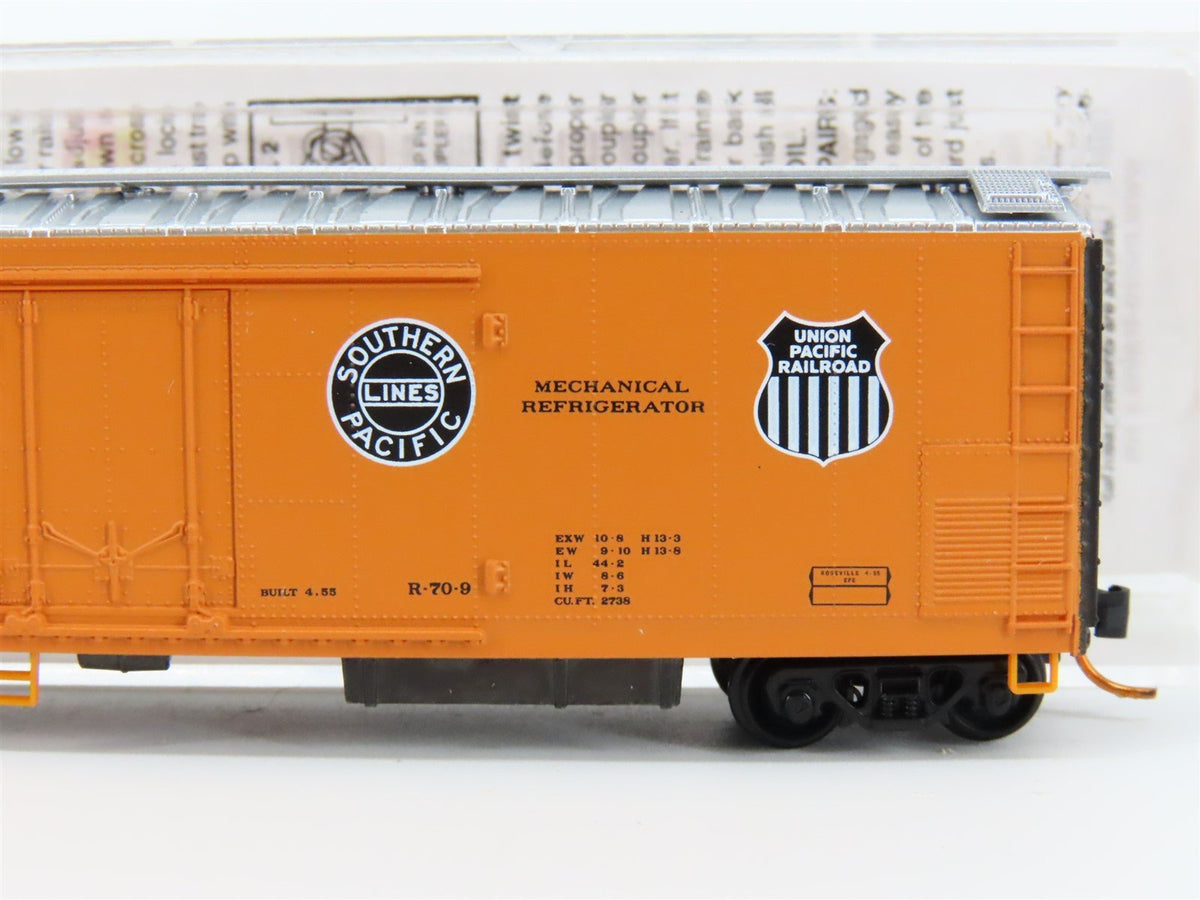 N Scale Micro-Trains MTL 06900190 SP UP PFE 51&#39; Mechanical Reefer #300217