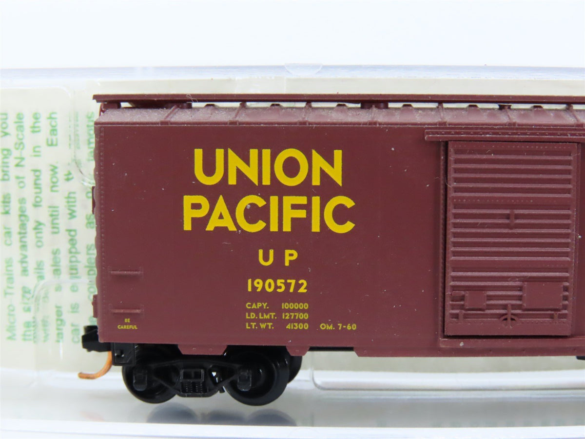 N Micro-Trains MTL 1972 Series #02000089 UP 40&#39; Box Car #190572 - Blue Label