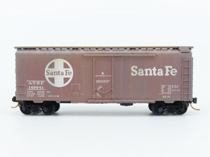 N Micro-Trains MTL 02144110 ATSF Santa Fe Box Car #149941 - Weathered & Graffiti