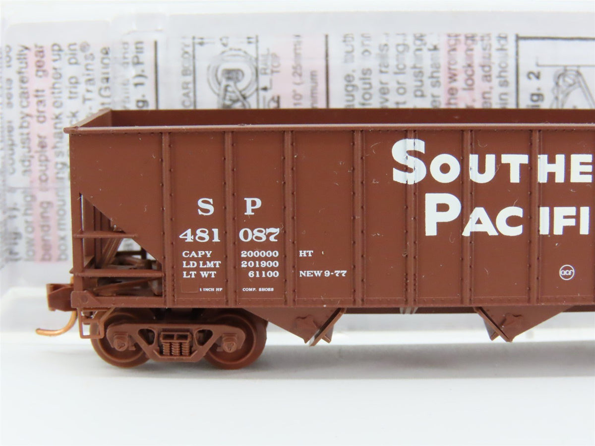 N Scale Micro-Trains MTL #10800181 SP Southern Pacific 3-Bay Open Hopper #481087