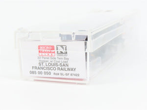 N Scale Micro-Trains MTL 08500050 SL-SF Frisco 2-Bay Hopper #87422 w/ Coal Load