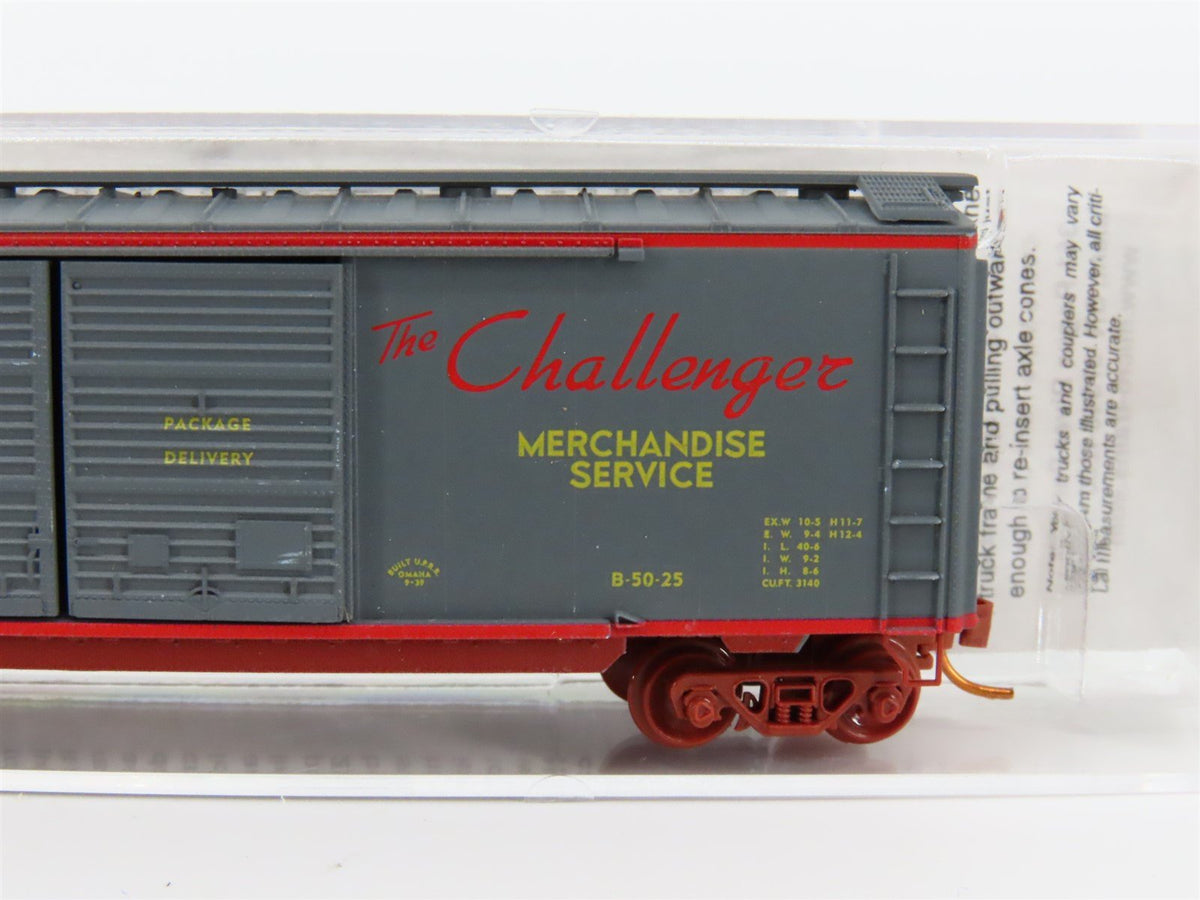 N Micro-Trains MTL 02300231 UP Union Pacific &quot;Challenger&quot; 40&#39; Box Car #9141