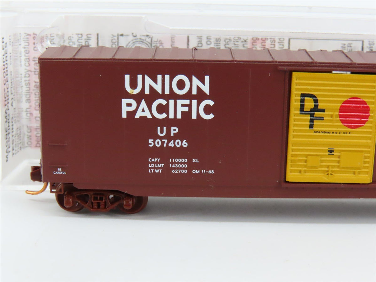 N Micro-Trains MTL #07700050 UP Union Pacific 50&#39; Single Door Box Car #507406