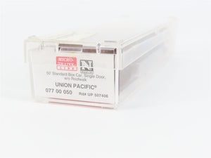 N Micro-Trains MTL #07700050 UP Union Pacific 50' Single Door Box Car #507406