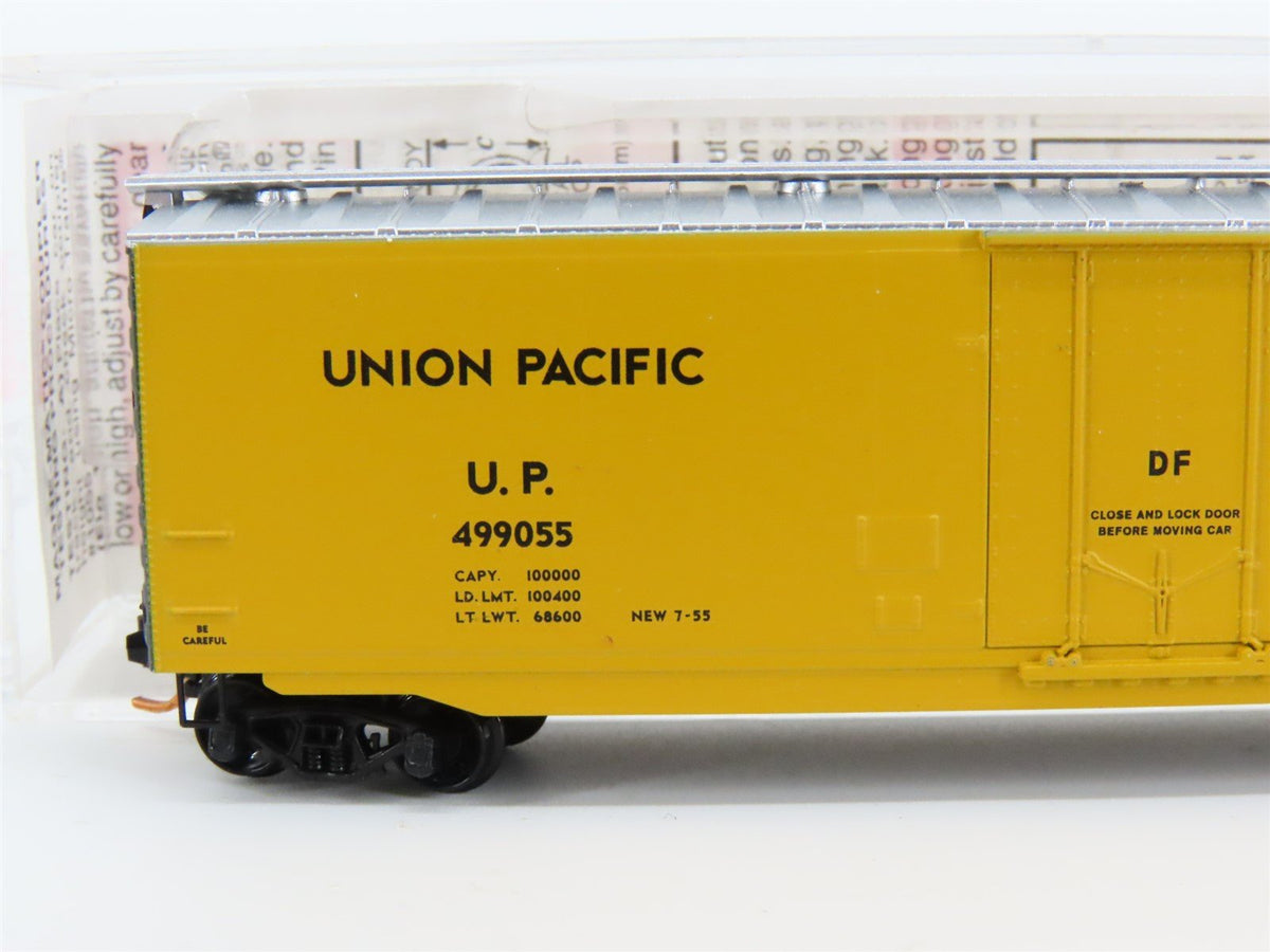 N Micro-Trains MTL #03200390 UP Union Pacific &quot;Be Specific&quot; 50&#39; Box Car #499055