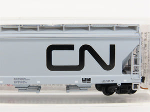 N Micro-Trains MTL #09400230 CN Canadian National 3-Bay Covered Hopper #388531