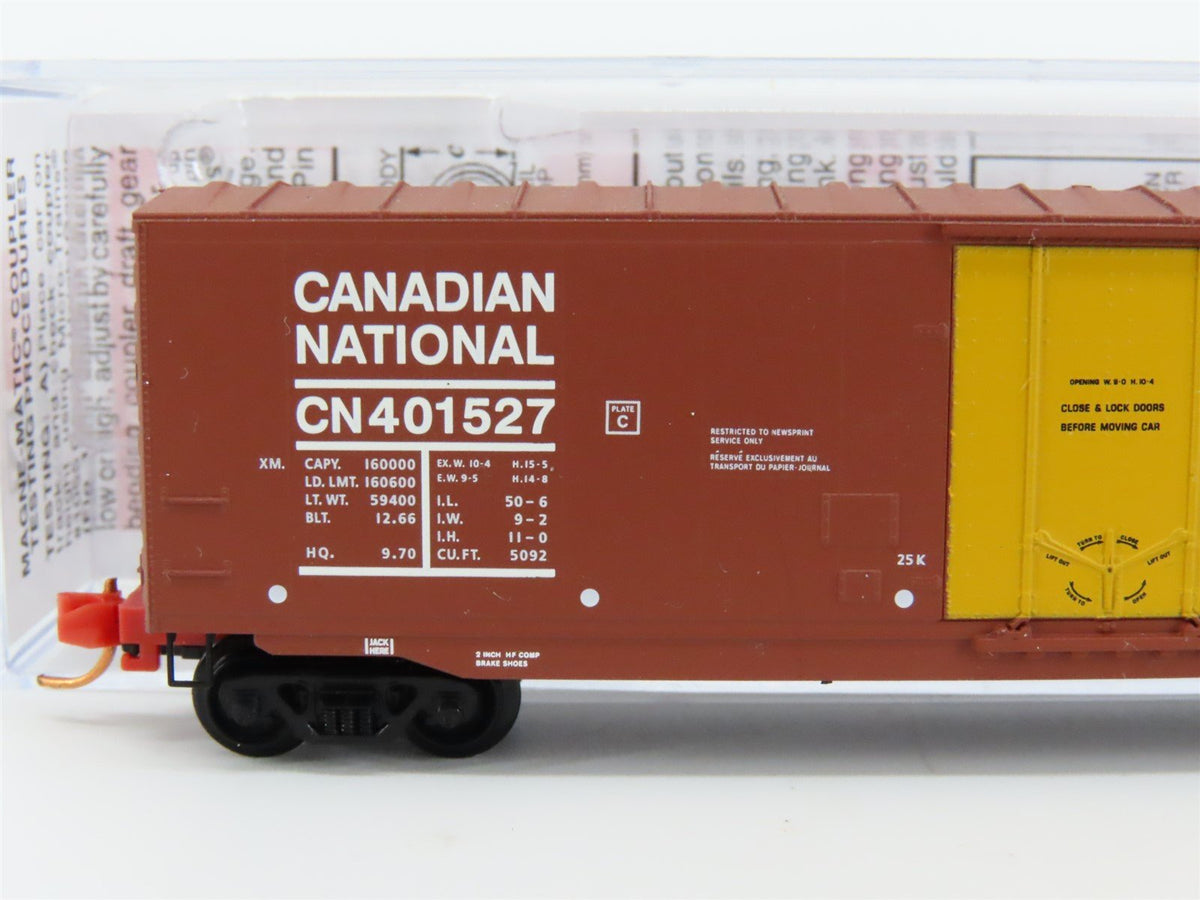 N Scale Micro-Trains MTL #03800460 CN Canadian National 50&#39; Box Car #401527