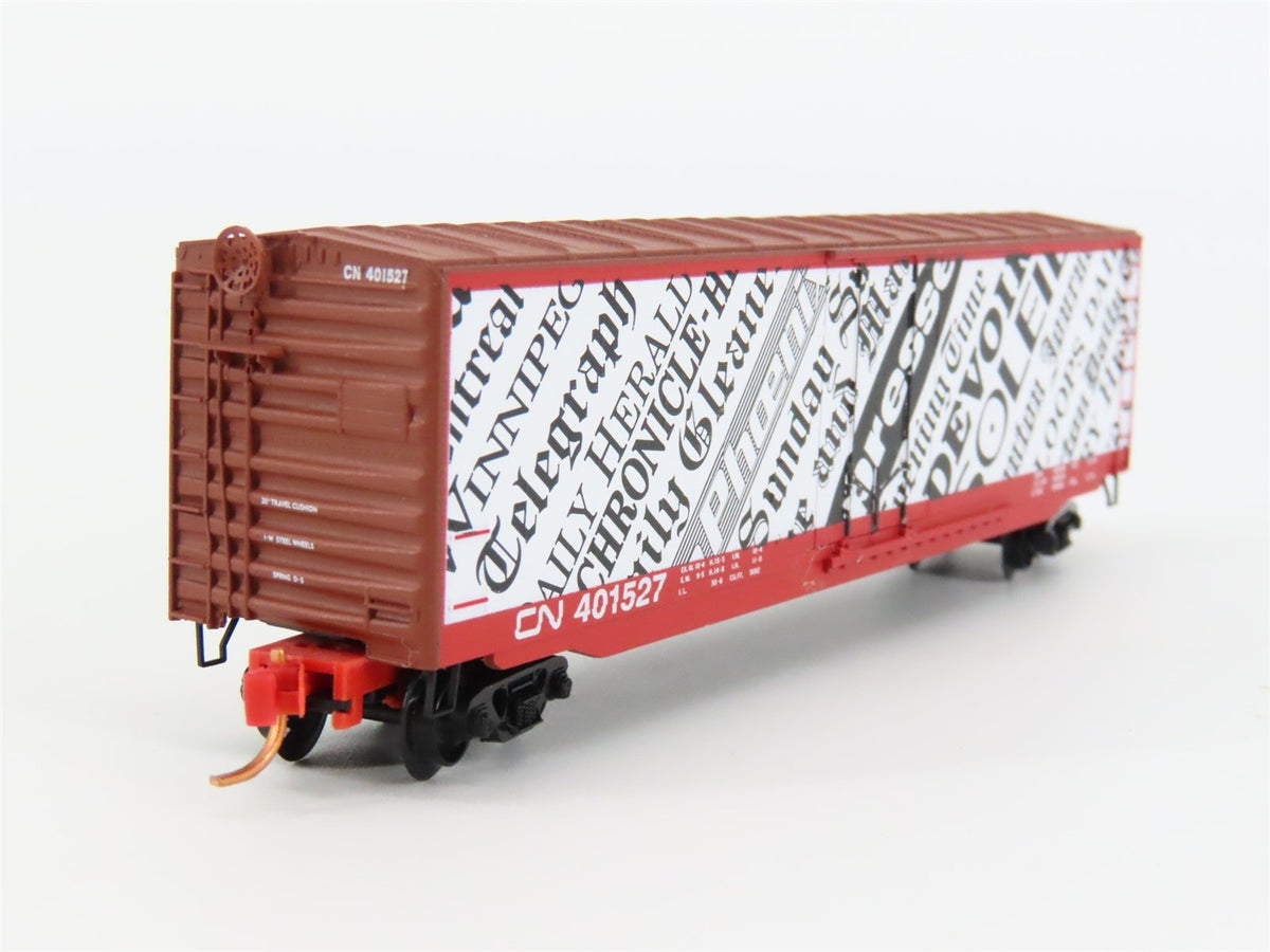 N Scale Micro-Trains MTL #03800460 CN Canadian National 50&#39; Box Car #401527