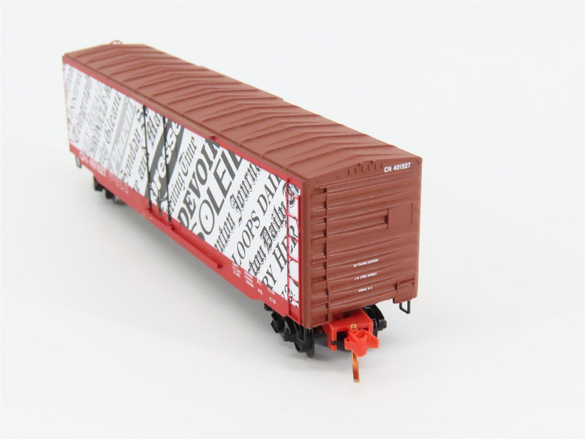 N Scale Micro-Trains MTL #03800460 CN Canadian National 50&#39; Box Car #401527