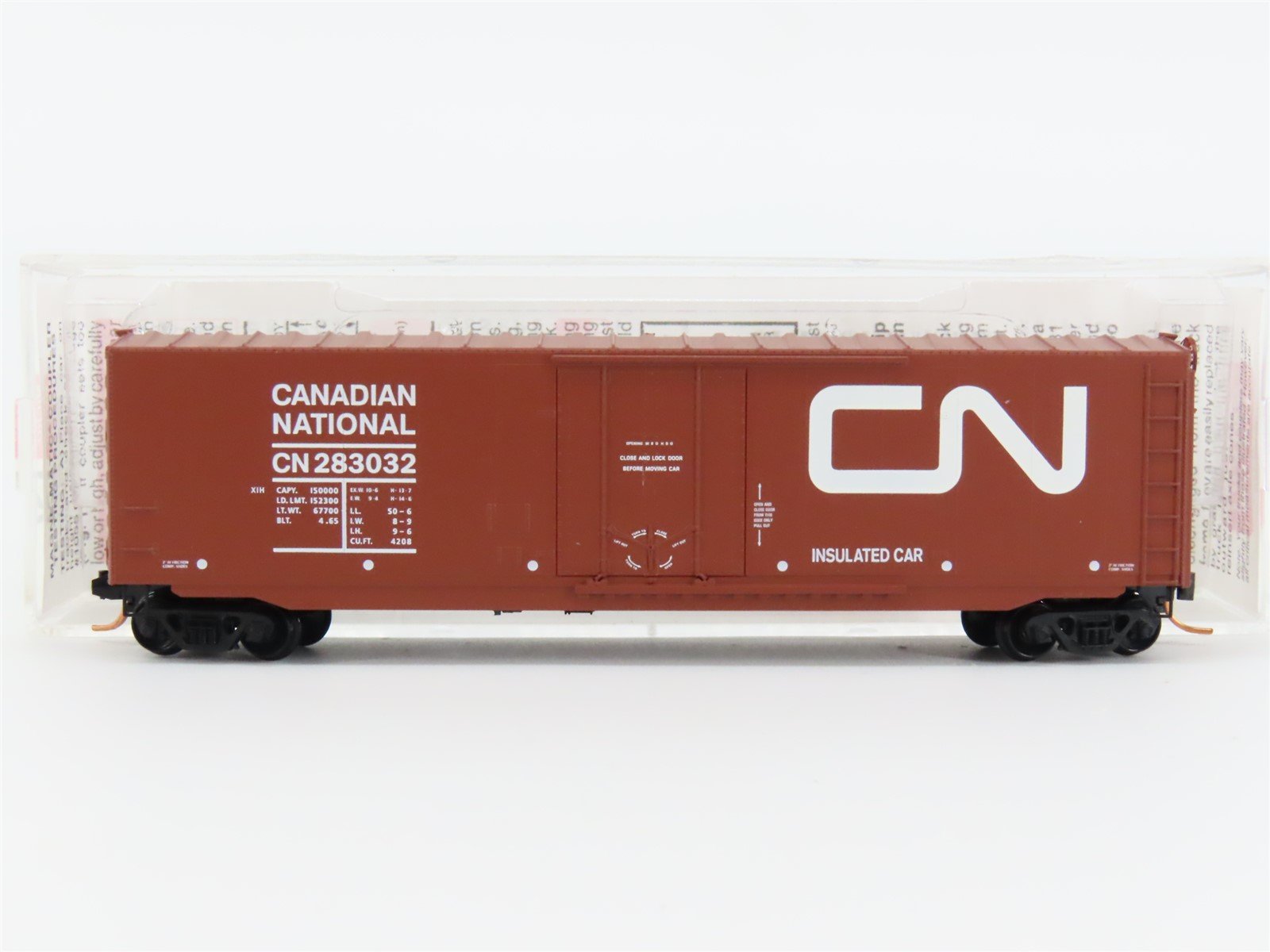 N Scale Micro-Trains MTL #38340 CN Canadian National "Apple" 50' Box Car #283032