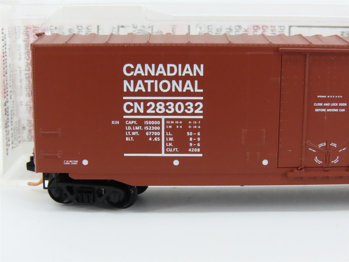 N Scale Micro-Trains MTL #38340 CN Canadian National &quot;Apple&quot; 50&#39; Box Car #283032