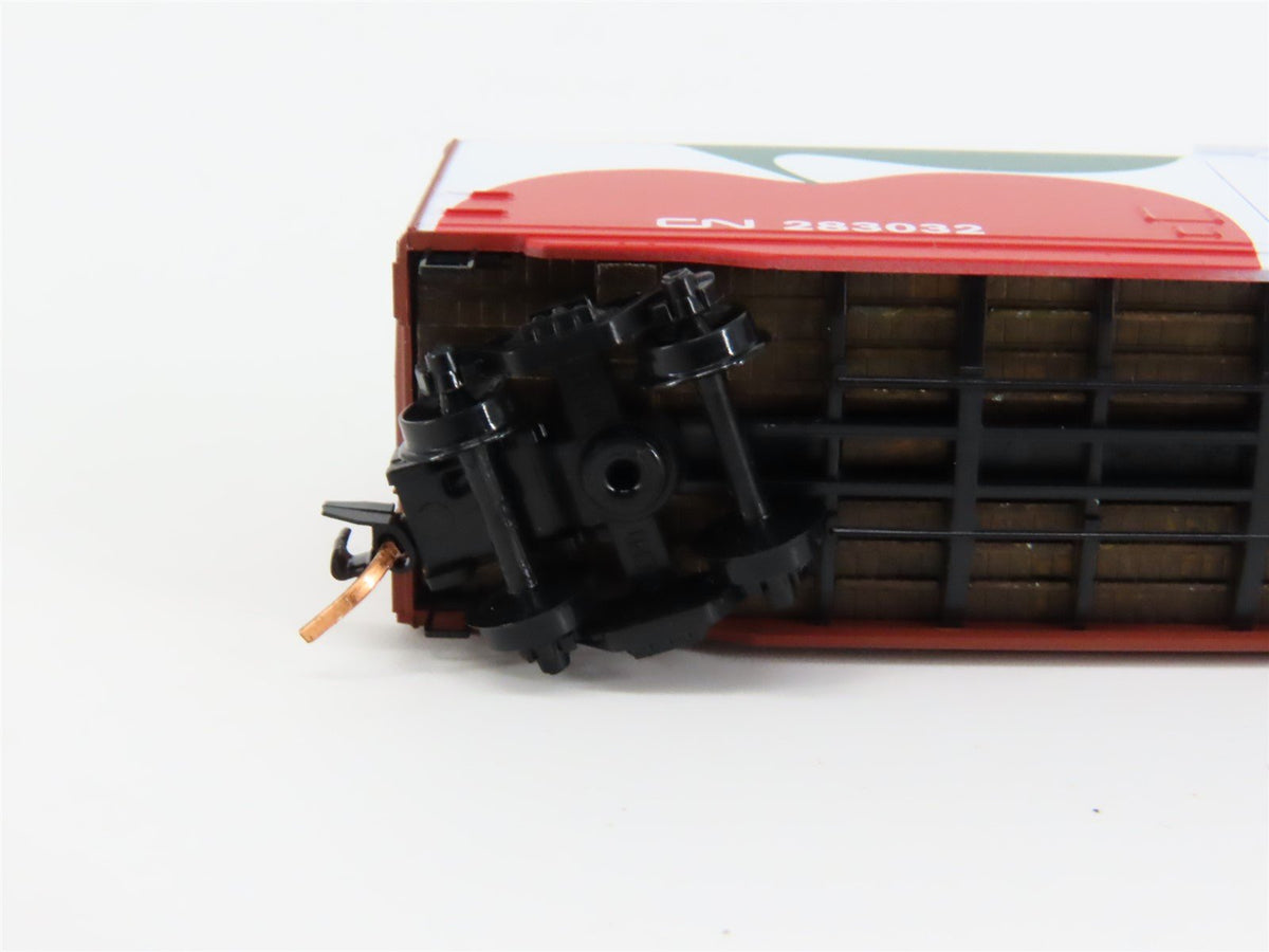 N Scale Micro-Trains MTL #38340 CN Canadian National &quot;Apple&quot; 50&#39; Box Car #283032