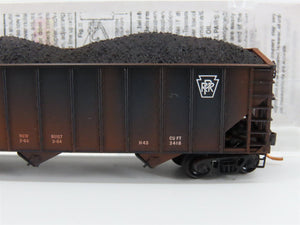 N Micro-Trains MTL #10844040 PRR Pennsylvania 3-Bay Hopper #180162 - Weathered