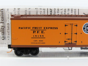 N Scale Micro-Trains MTL 47060 SP UP PFE Pacific Fruit Express 40' Reefer #19195