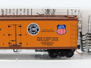 N Scale Micro-Trains MTL 47060 SP UP PFE Pacific Fruit Express 40' Reefer #19195