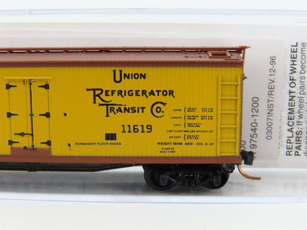 N Scale Micro-Trains MTL #04900540 URTC Harding&#39;s Butter 40&#39; Reefer #11619