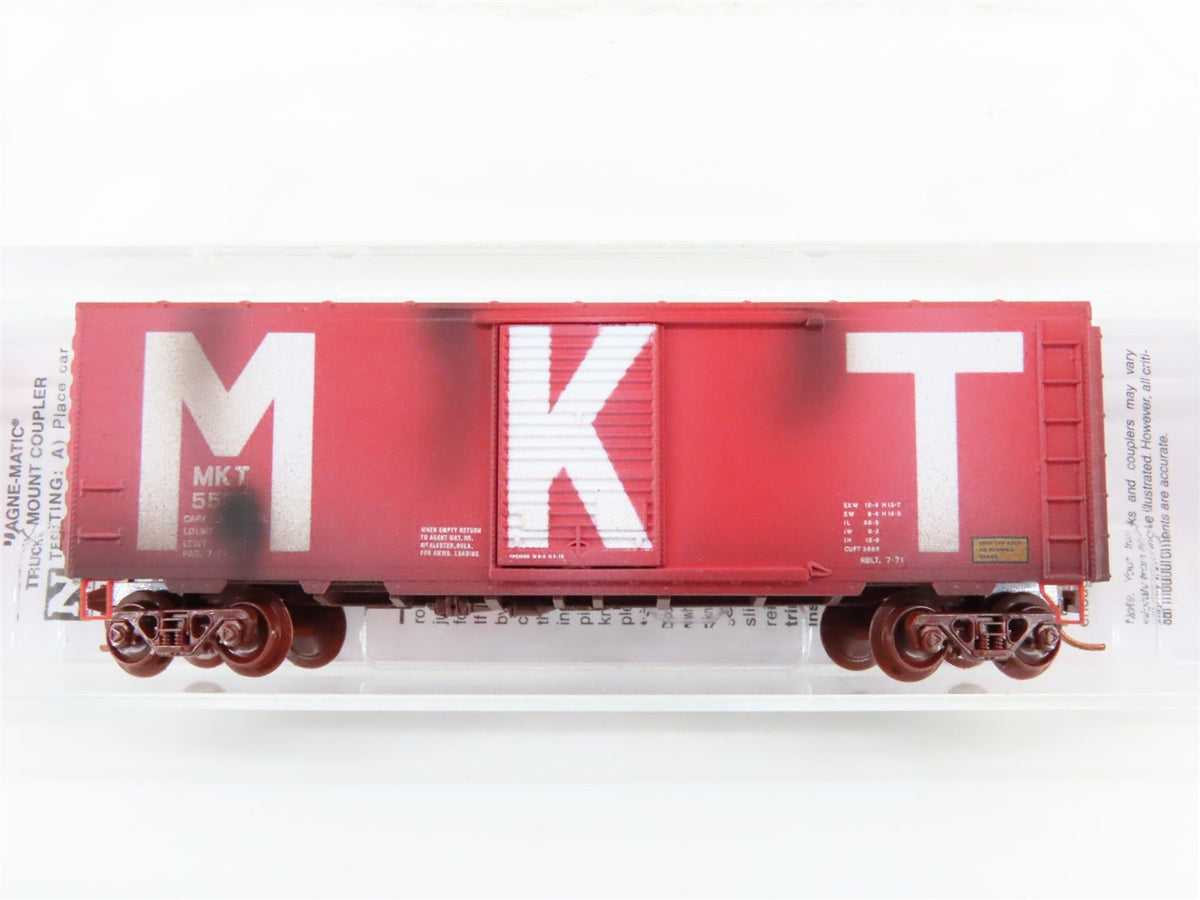 N Scale Micro-Trains MTL #07344080 MKT 40&#39; Single Door Box Car #5532- Weathered