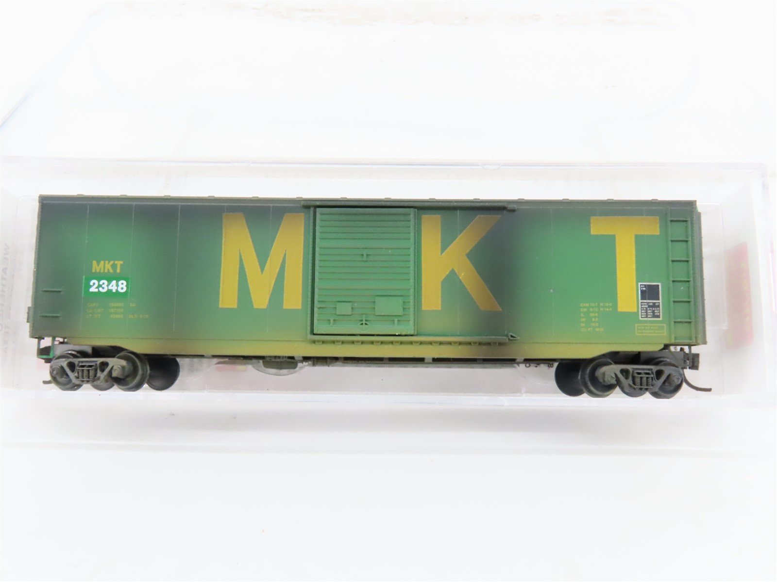 N Scale Micro-Trains MTL #07744210 MKT 50' Single Door Box Car #2348 - Weathered