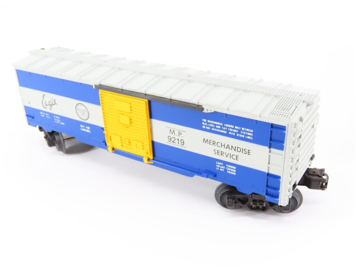 O Gauge 3-Rail Lionel 6-9219 MP Missouri Pacific Animated Box Car #9219