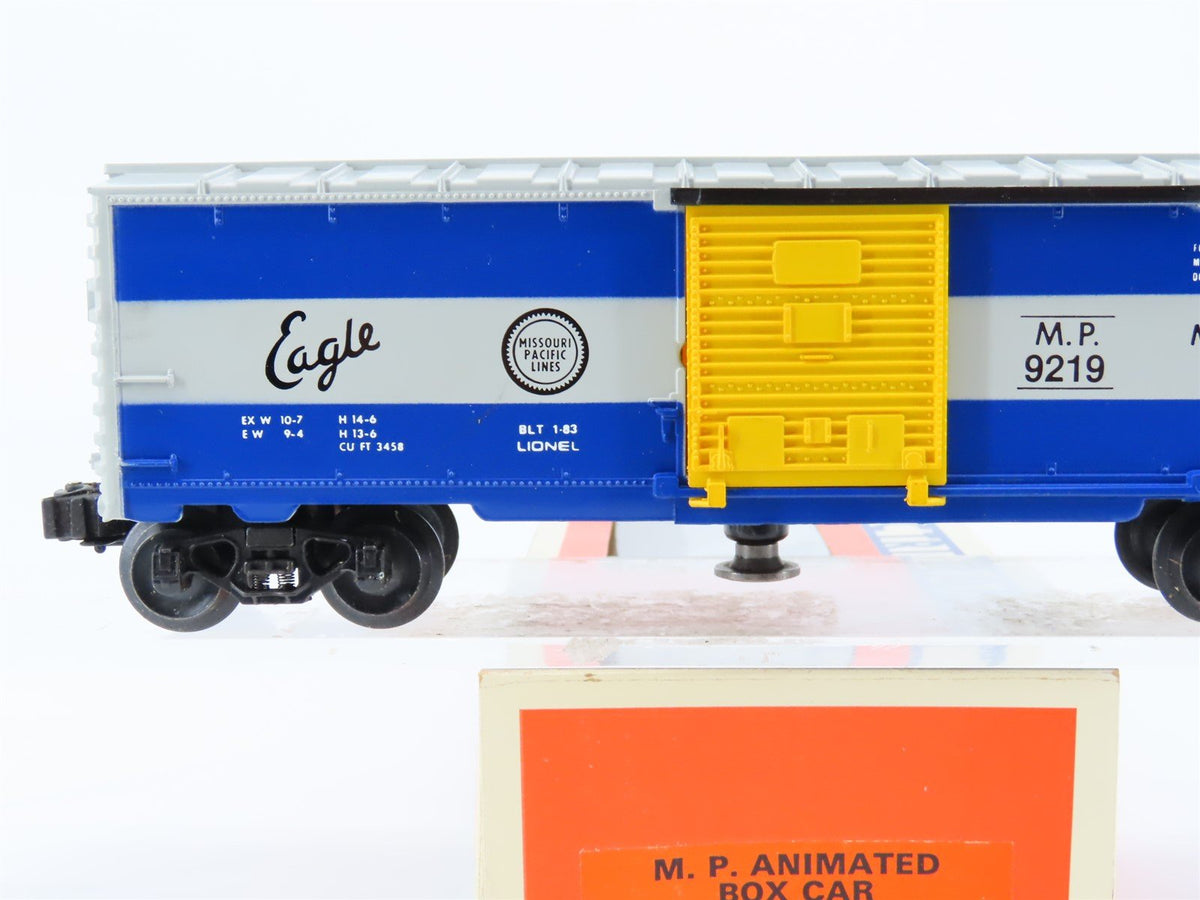 O Gauge 3-Rail Lionel 6-9219 MP Missouri Pacific Animated Box Car #9219