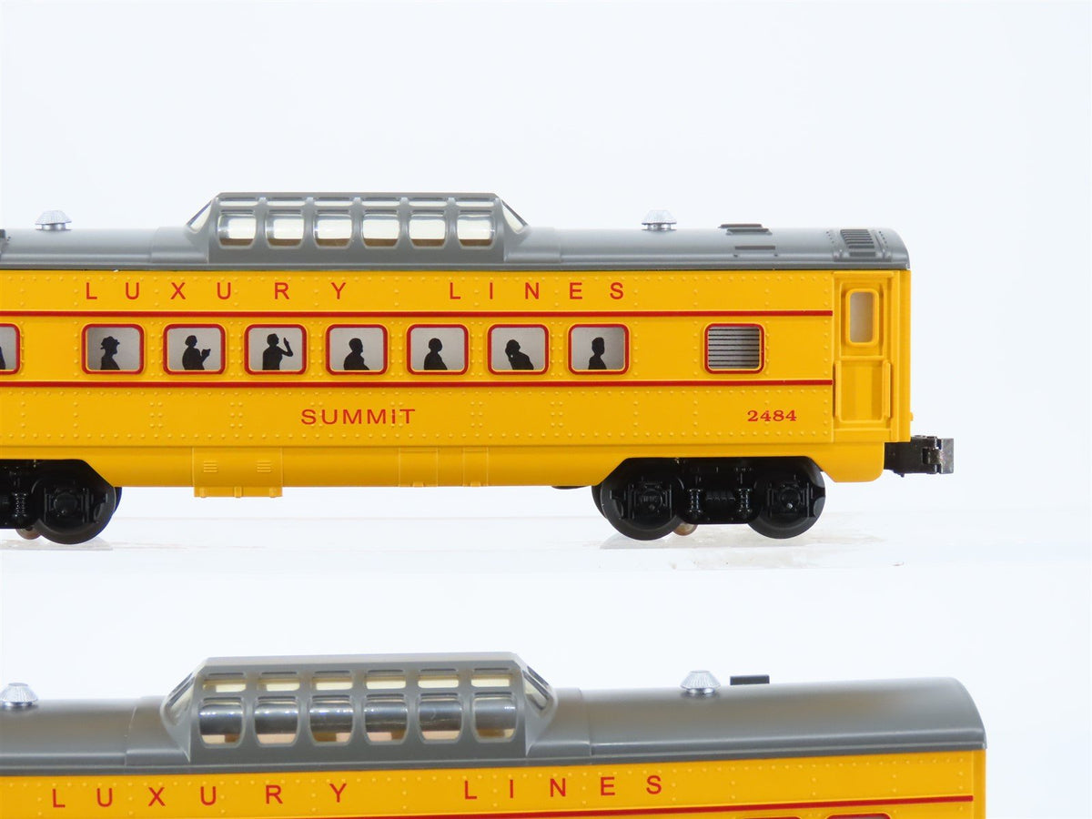 O Gauge 3-Rail Williams 1464WAO Luxury Lines Streamliners Passenger 2-Car Add-On