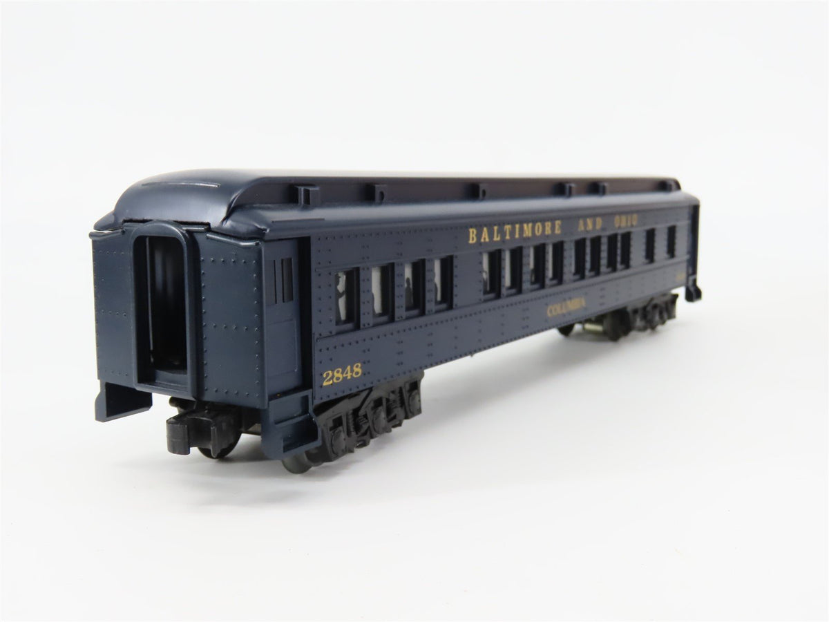 O Gauge 3-Rail Williams B&amp;O Baltimore &amp; Ohio Coach Passenger &quot;Columbia&quot; #2848