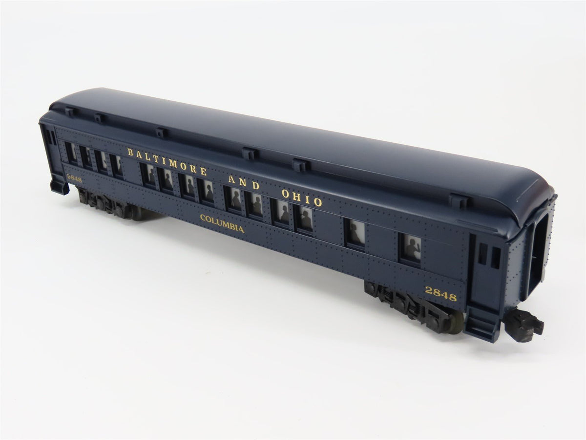 O Gauge 3-Rail Williams B&amp;O Baltimore &amp; Ohio Coach Passenger &quot;Columbia&quot; #2848