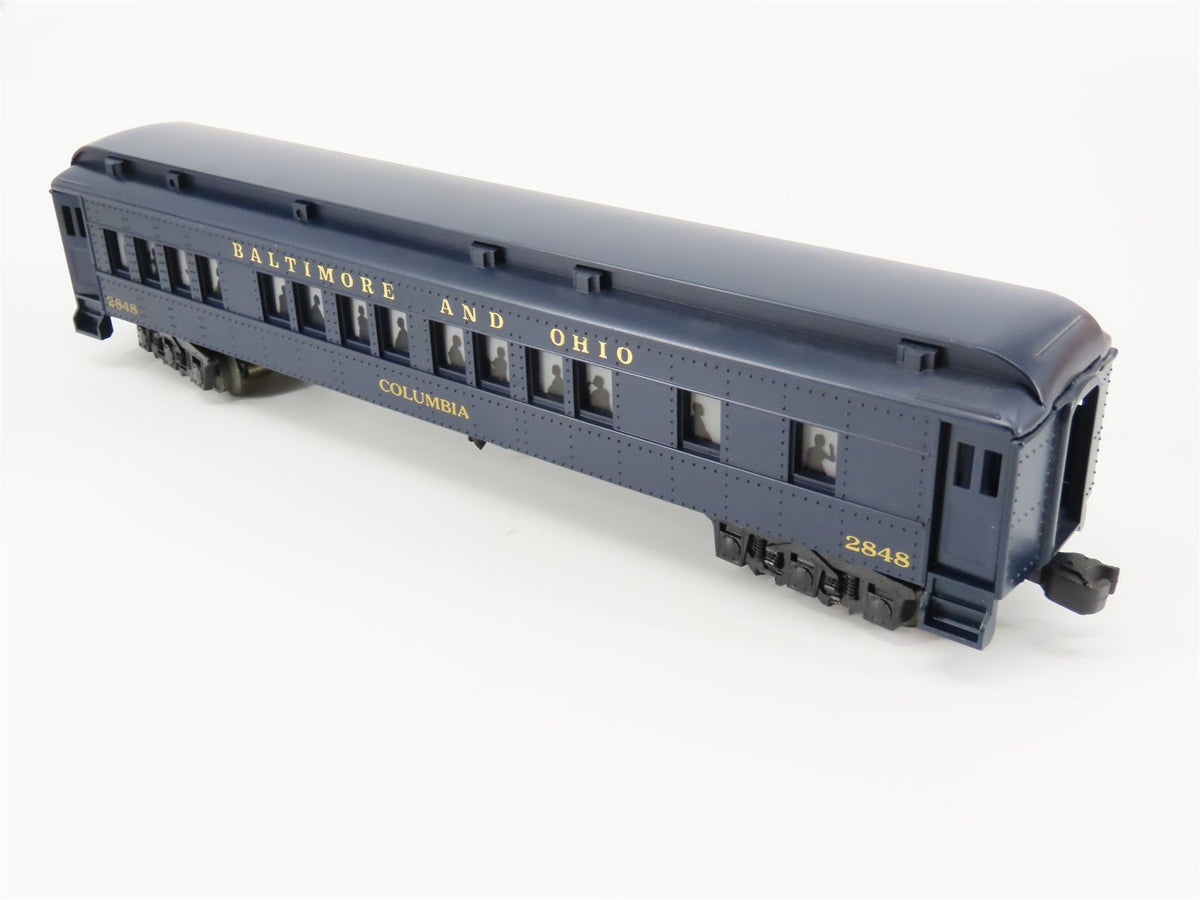 O Gauge 3-Rail Williams B&amp;O Baltimore &amp; Ohio Coach Passenger &quot;Columbia&quot; #2848