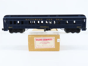 O Gauge 3-Rail Williams Golden Memories B&O Baltimore & Ohio Passenger Car #2847