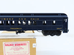 O Gauge 3-Rail Williams Golden Memories B&O Baltimore & Ohio Passenger Car #2847