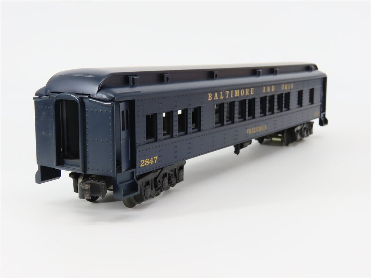 O Gauge 3-Rail Williams Golden Memories B&amp;O Baltimore &amp; Ohio Passenger Car #2847