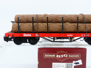 G Scale Bachmann Big Haulers 93502 ATSF Santa Fe Flat Car #1422 w/ Logs