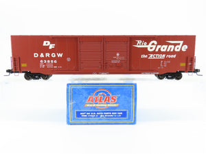 O Scale 2-Rail Atlas 7552-2 D&RGW Rio Grande 60' Double Door Box Car #63856