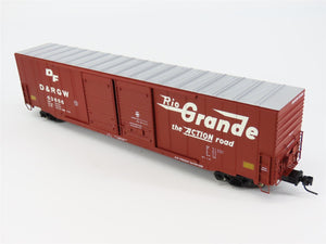 O Scale 2-Rail Atlas 7552-2 D&RGW Rio Grande 60' Double Door Box Car #63856