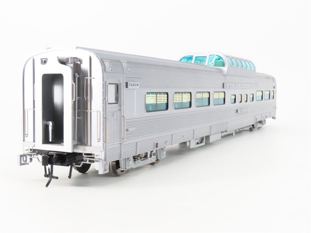 O Scale 2-Rail Atlas 3002152-2 DRGW Railway Dome Passenger Car &quot;Silver Pony&quot;