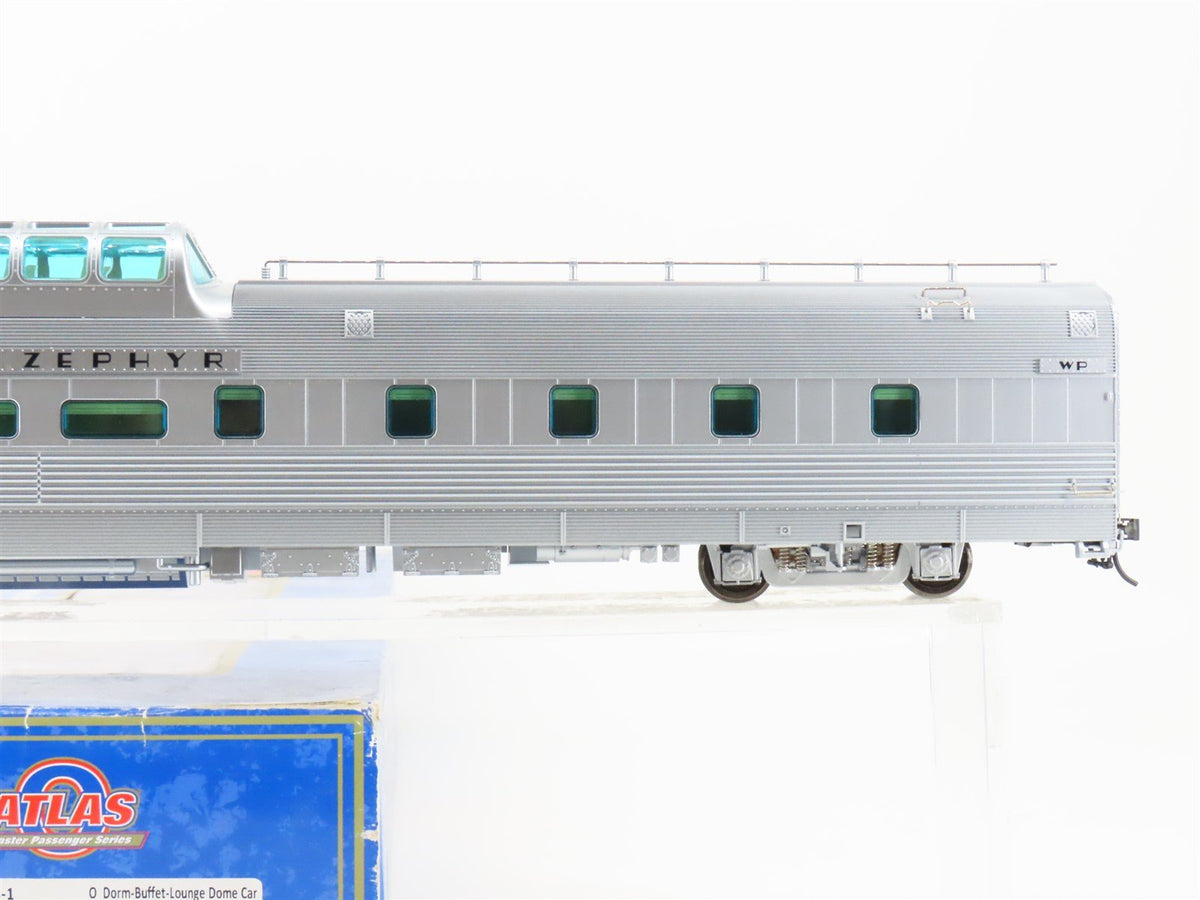 O Scale 2-Rail Atlas 3009008-1 WP Railway Dome Passenger Car &quot;Silver Hostel&quot;