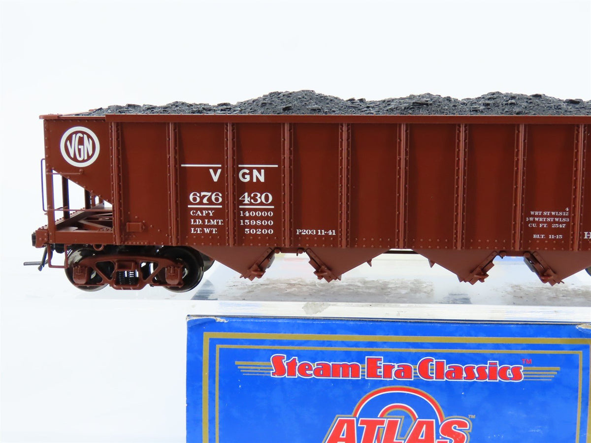 O Scale 2-Rail Atlas 7781-3 VGN Virginian 4-Bay Open Coal Hopper #10918